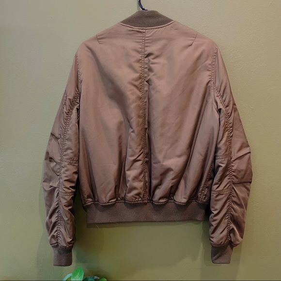 TOPSHOP Zip-detail Bomber Jacket [New/Lightly Worn] - Picture 3 of 4